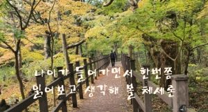 [나이들어 가면서 한번쯤 읽어보고 생각해 볼 처세론]