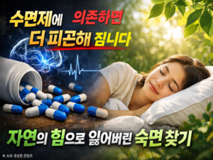 당신의 잠을 다시 회복의 시간으로 돌려놓으세요.