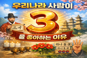 🌿 [우리나라 사람이 3을 좋아하는 이유]