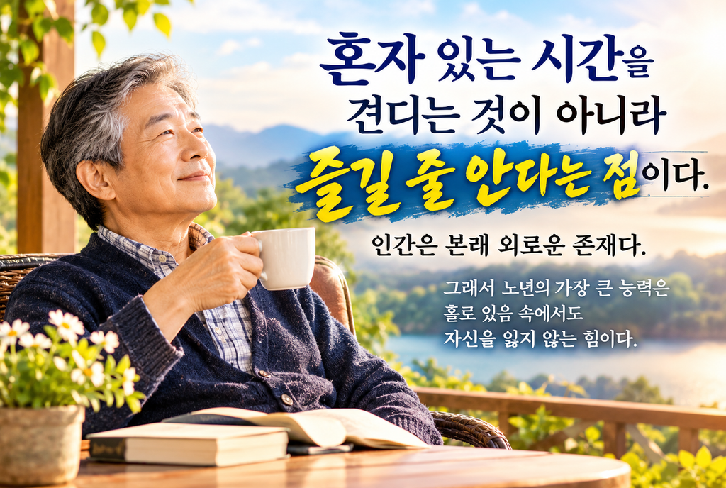 [노후를 가볍게 살아가는 사람들의 지혜]